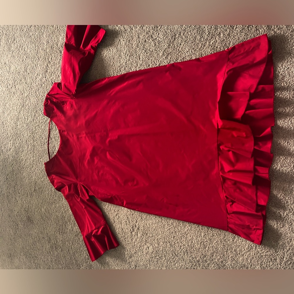 New red dress ZARA